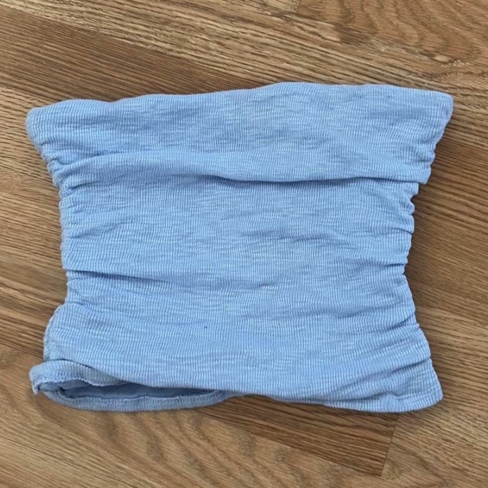 Light Blue Tube Top